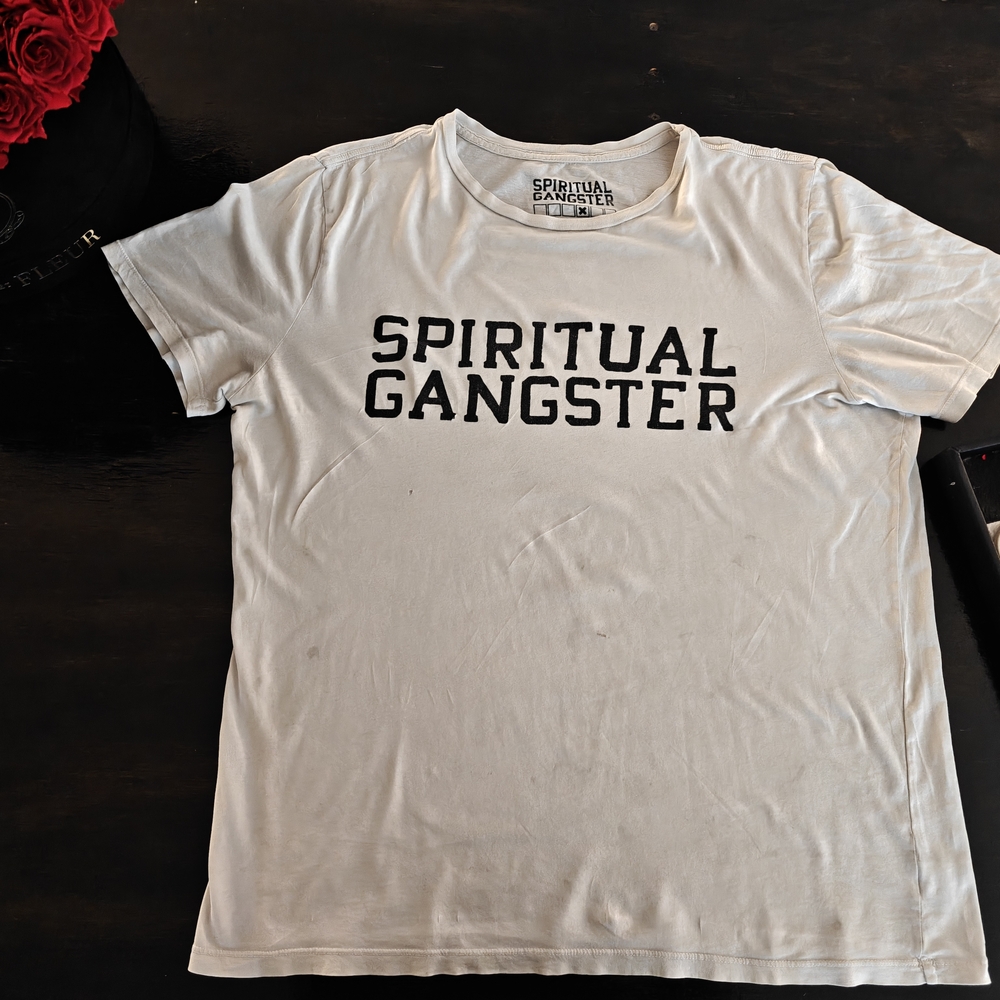 Spiritual Gangster White Men's T-Shirt